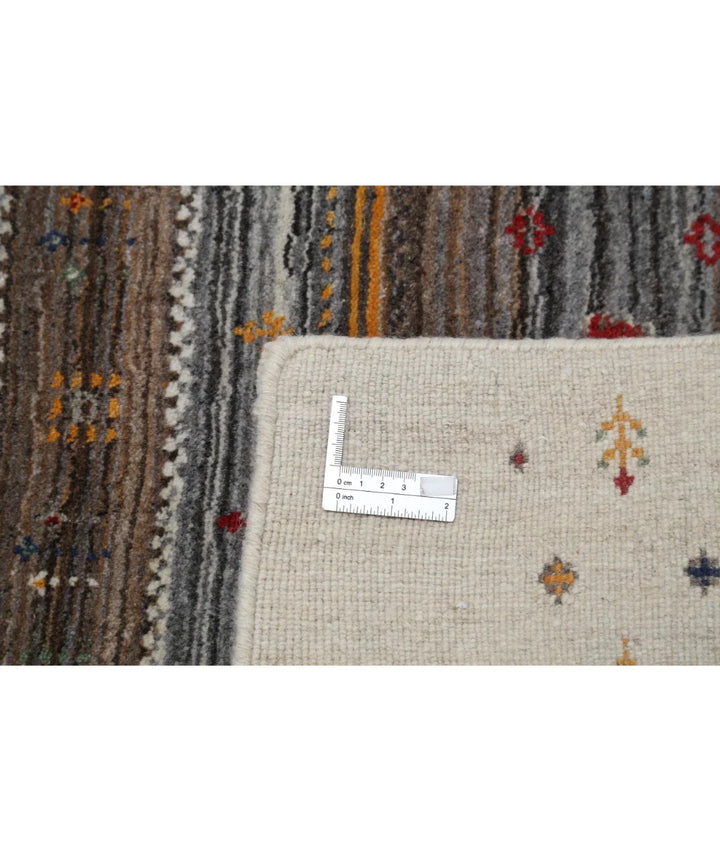 Ivory Indian Oriental Rug 3' 0" x 5' 3" Hand-Knotted | No. AT71369