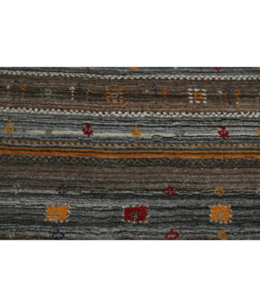 Ivory Indian Oriental Rug 3' 0" x 5' 3" Hand-Knotted | No. AT71369