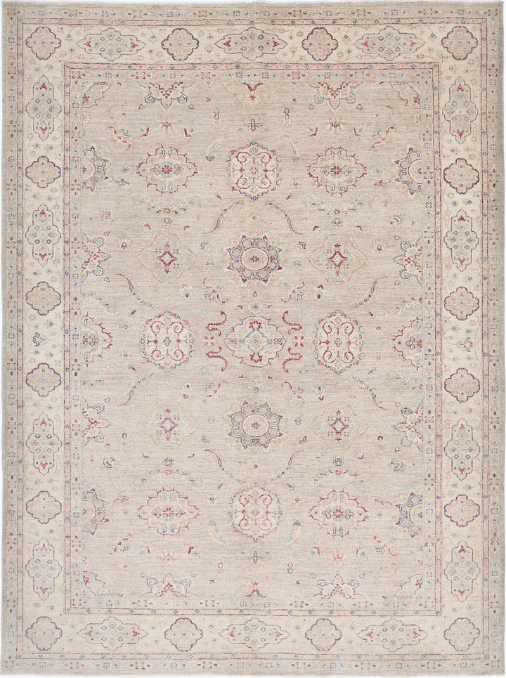 Afghan Serenity Rug 6' 9" x 9' 0" Hand-Knotted | No. AT71405