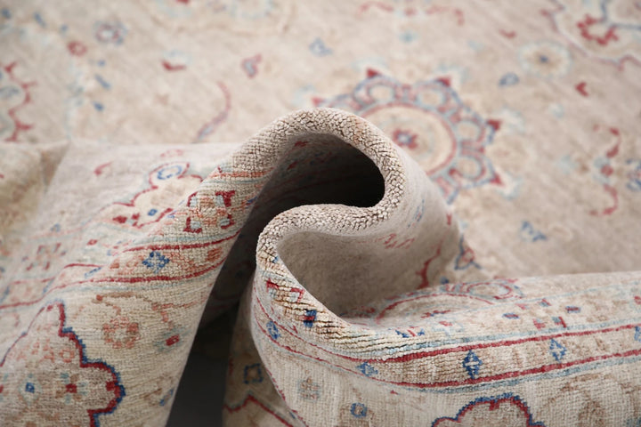 Afghan Serenity Rug 6' 9" x 9' 0" Hand-Knotted | No. AT71405