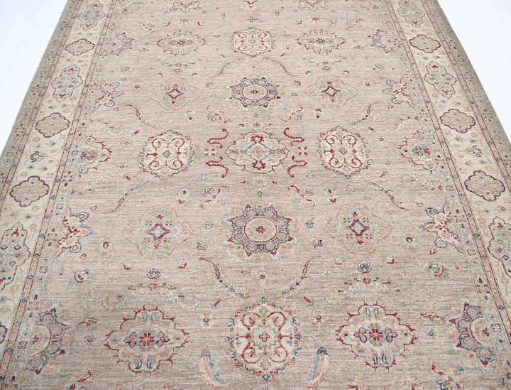 Afghan Serenity Rug 6' 9" x 9' 0" Hand-Knotted | No. AT71405