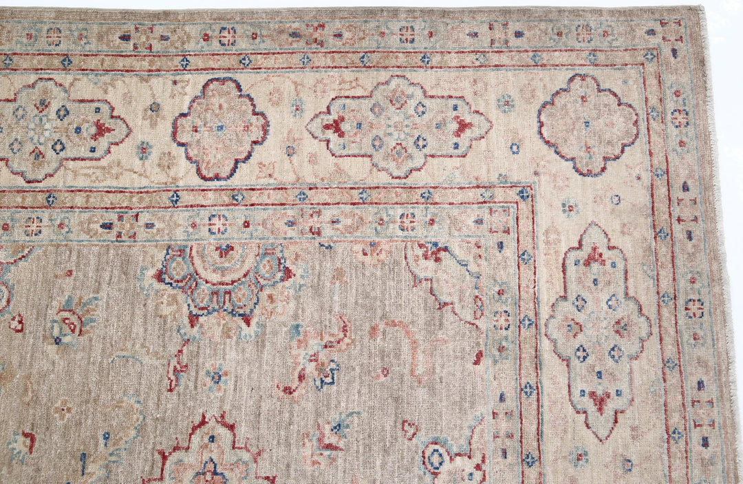 Afghan Serenity Rug 6' 9" x 9' 0" Hand-Knotted | No. AT71405