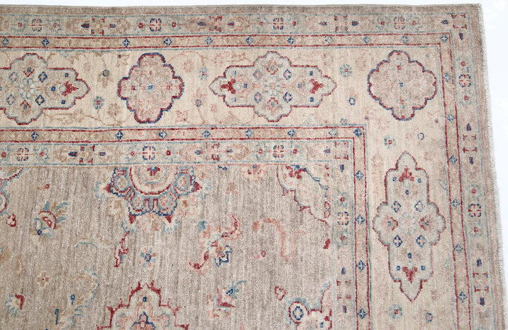 Afghan Serenity Rug 6' 9" x 9' 0" Hand-Knotted | No. AT71405