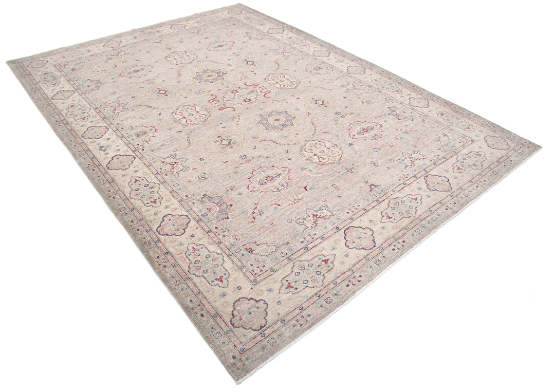 Afghan Serenity Rug 6' 9" x 9' 0" Hand-Knotted | No. AT71405