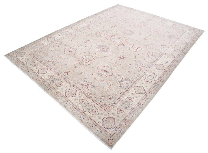 Afghan Serenity Rug 6' 9" x 9' 0" Hand-Knotted | No. AT71405