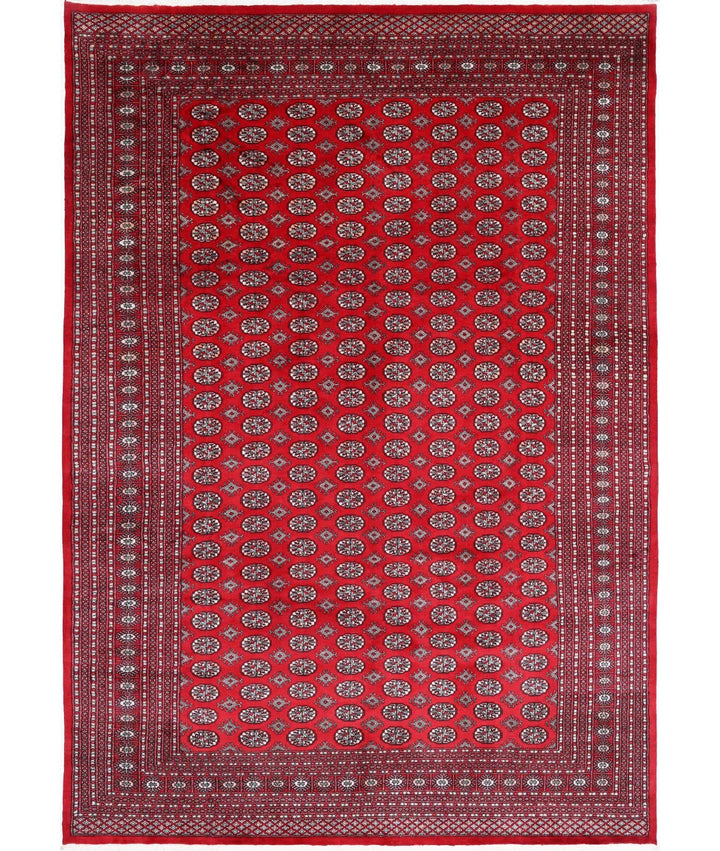 Pakistani Bokhara Rug 10' 2" x 14' 5" Hand-Knotted | No. AT71485