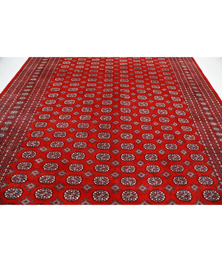 Pakistani Bokhara Rug 10' 2" x 14' 5" Hand-Knotted | No. AT71485