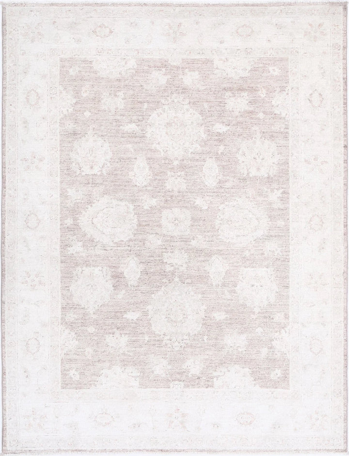 Afghan Serenity Rug 5' 0" x 6' 5" Hand-Knotted | No. AT71578