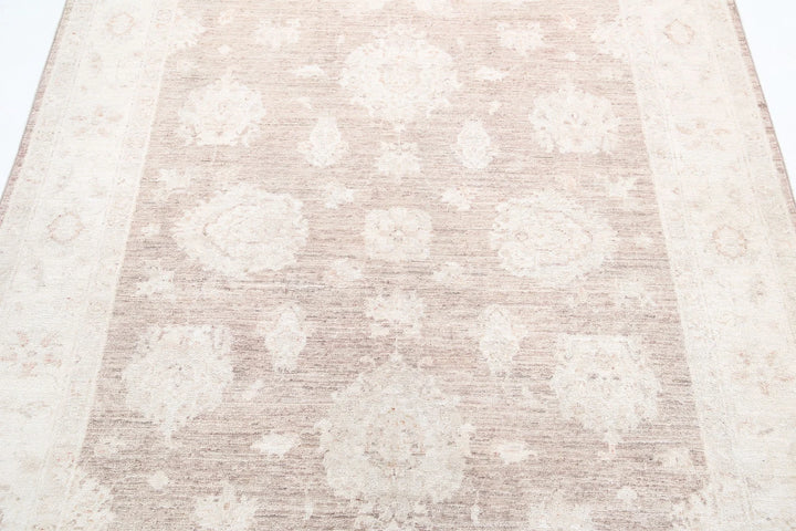 Afghan Serenity Rug 5' 0" x 6' 5" Hand-Knotted | No. AT71578