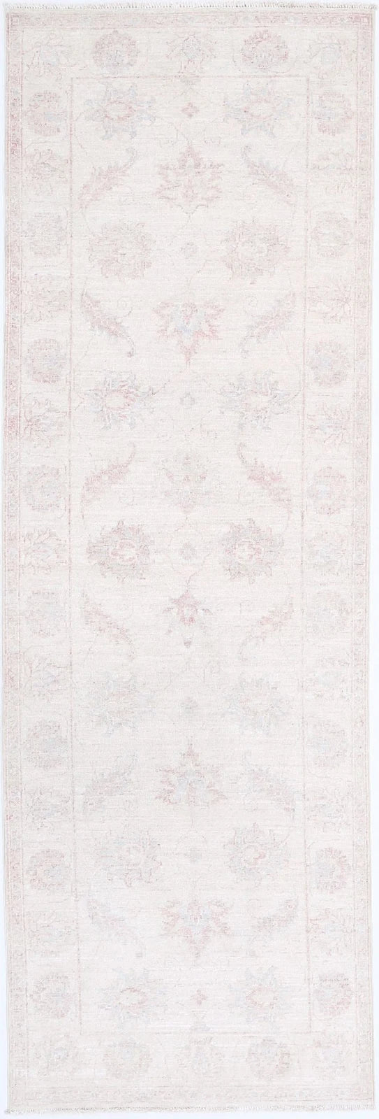 Afghan Runner Rug 2' 7" x 8' 7" Hand-Knotted | No. AT71590