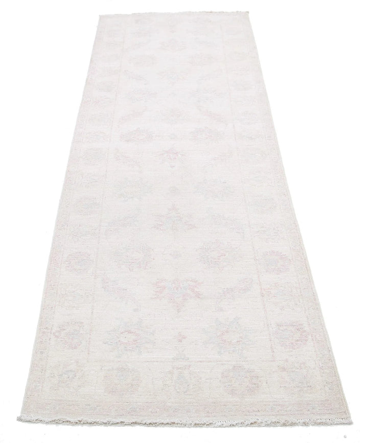 Afghan Runner Rug 2' 7" x 8' 7" Hand-Knotted | No. AT71590