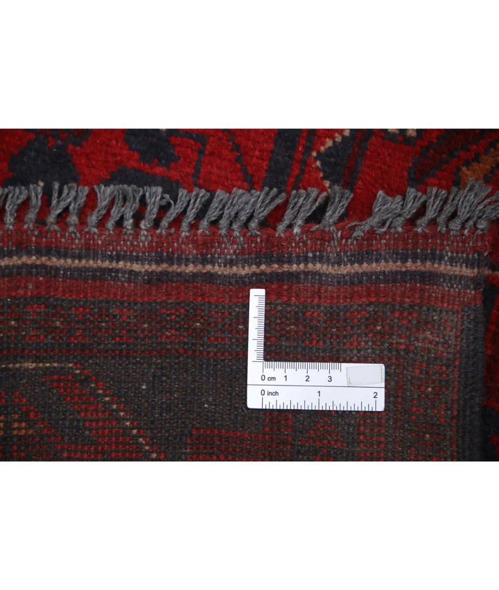 Afghan Khal Muhammadi Rug 4' 2" x 6' 5" Hand-Knotted | No. AT71611