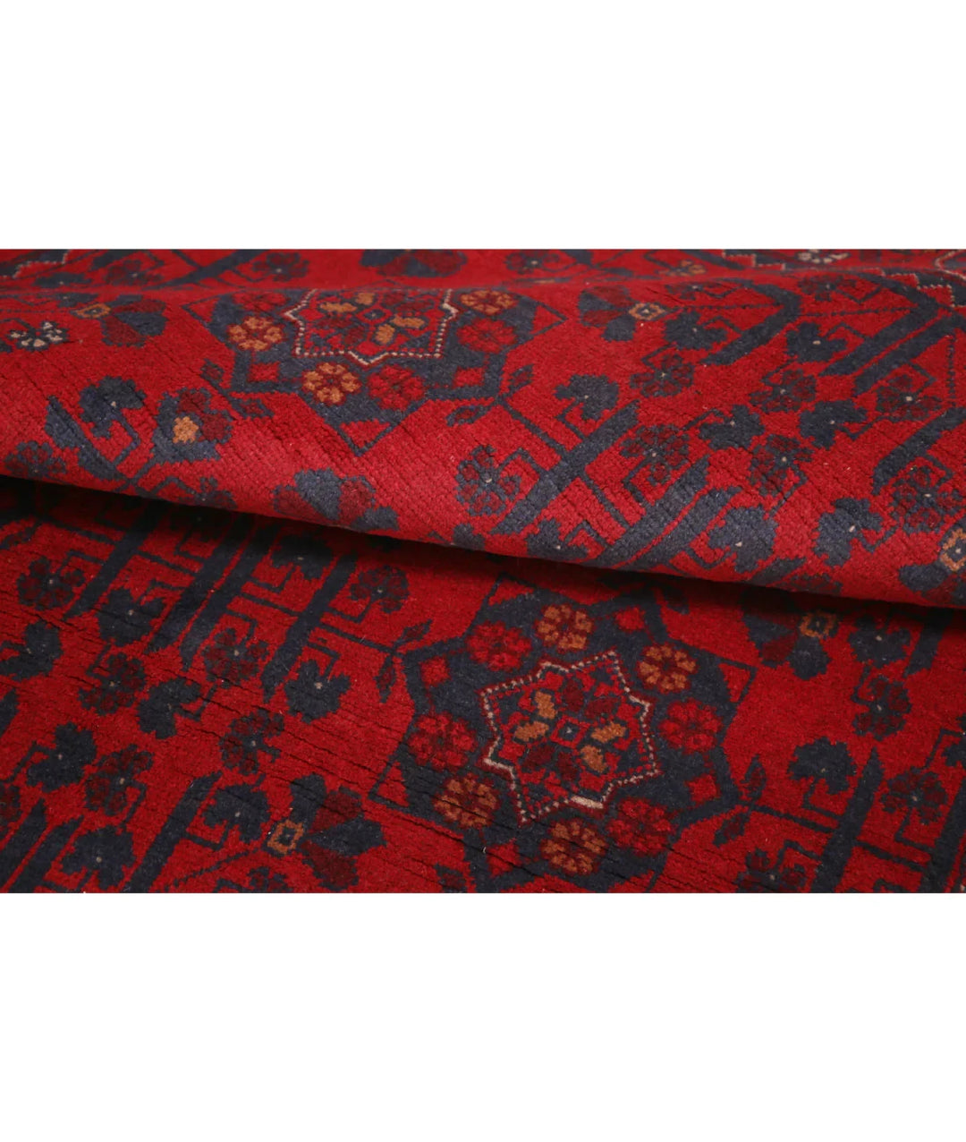 Afghan Khal Muhammadi Rug 4' 2" x 6' 5" Hand-Knotted | No. AT71611