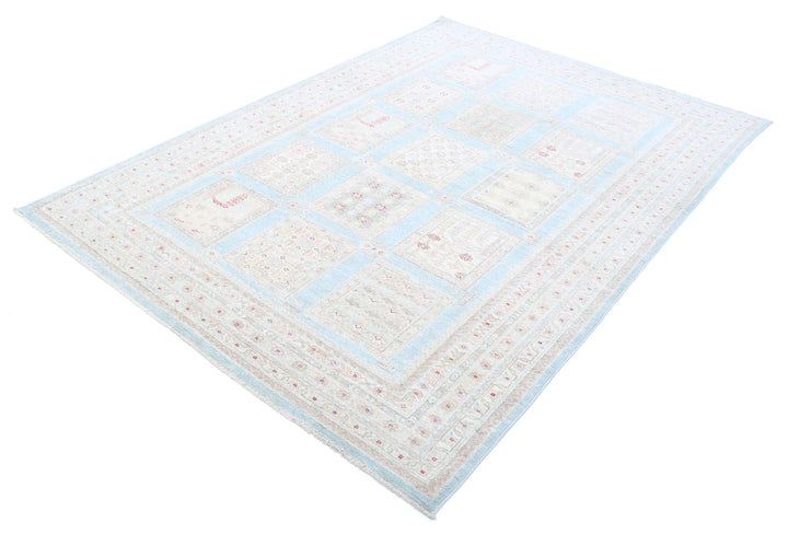 Afghan Serenity Rug 5' 7" x 7' 11" Hand-Knotted | No. AT71705