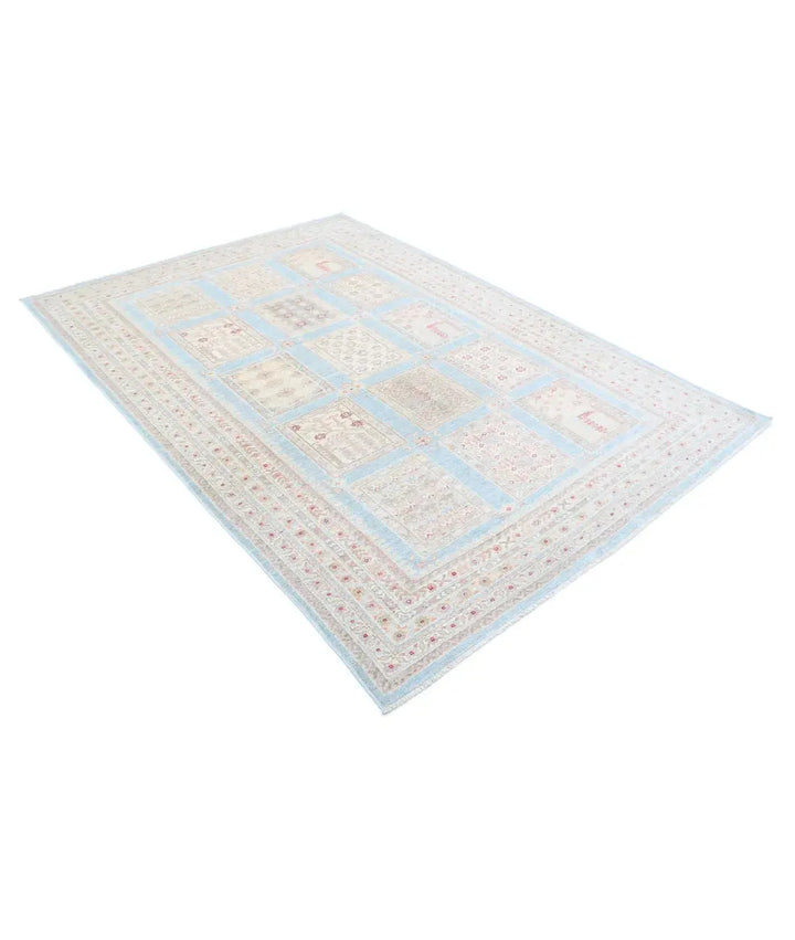 Afghan Serenity Rug 5' 7" x 7' 11" Hand-Knotted | No. AT71705