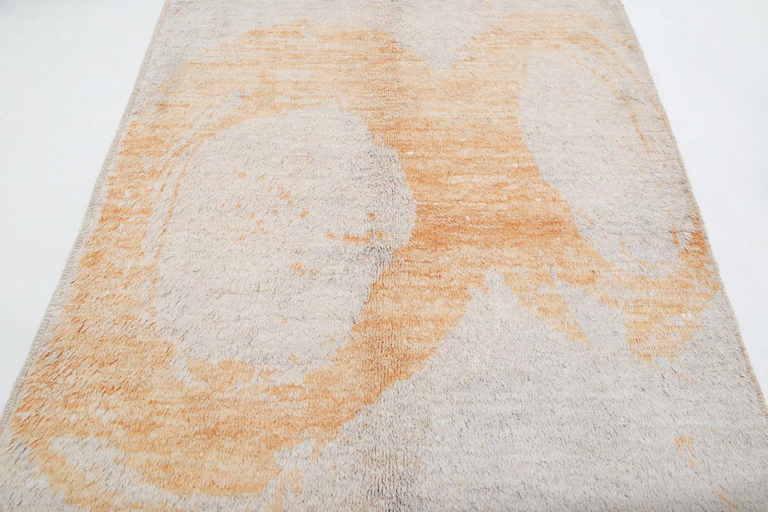 Afghan Tribal Rug 5' 1" x 7' 5" Hand-Knotted | No. AT71713