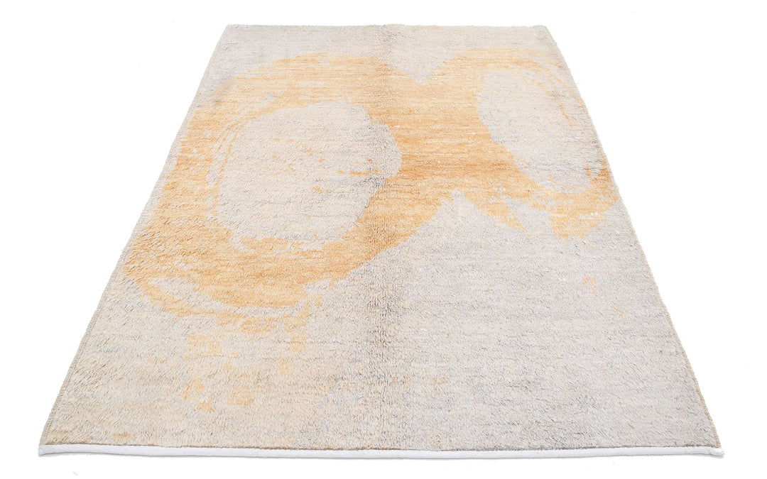 Afghan Tribal Rug 5' 1" x 7' 5" Hand-Knotted | No. AT71713