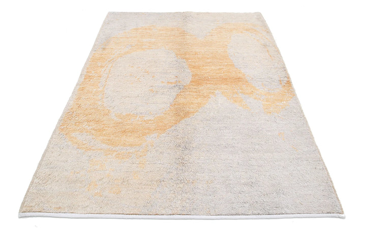 Afghan Tribal Rug 5' 1" x 7' 5" Hand-Knotted | No. AT71713