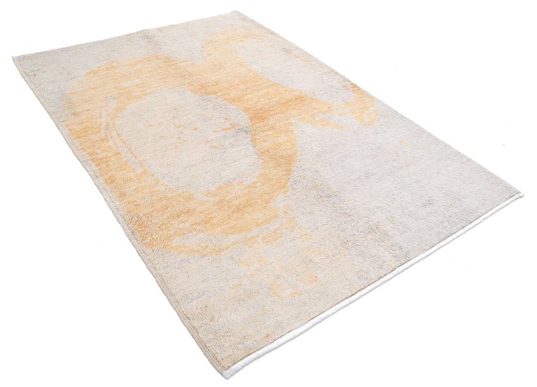 Afghan Tribal Rug 5' 1" x 7' 5" Hand-Knotted | No. AT71713