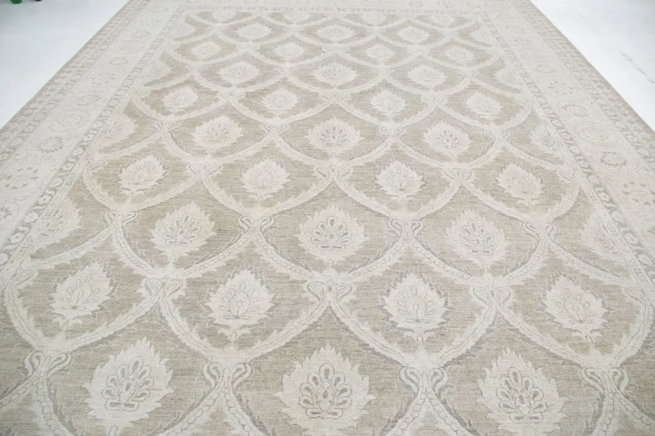 Afghan Serenity Rug 11' 11" x 15' 2" Hand-Knotted | No. AT71732