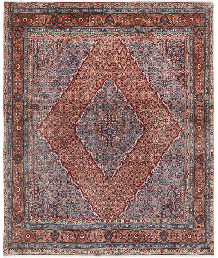 Persian Bijar Rug 6' 4" x 7' 9" Hand-Knotted | No. AT71796