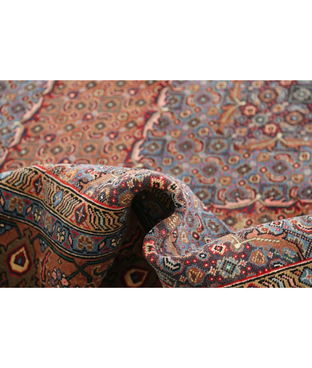 Persian Bijar Rug 6' 4" x 7' 9" Hand-Knotted | No. AT71796