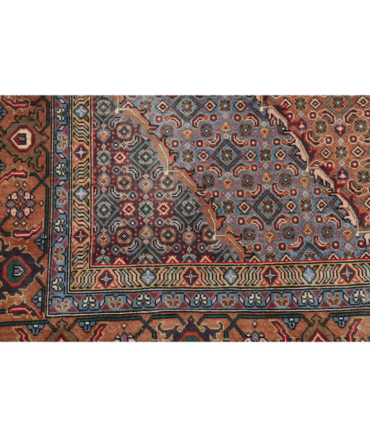 Persian Bijar Rug 6' 4" x 7' 9" Hand-Knotted | No. AT71796
