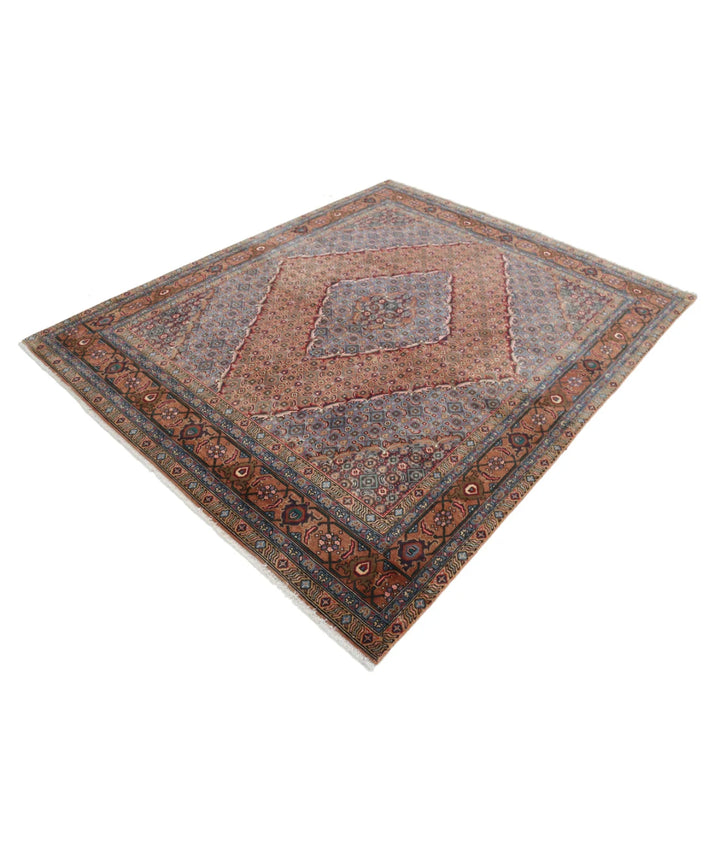 Persian Bijar Rug 6' 4" x 7' 9" Hand-Knotted | No. AT71796