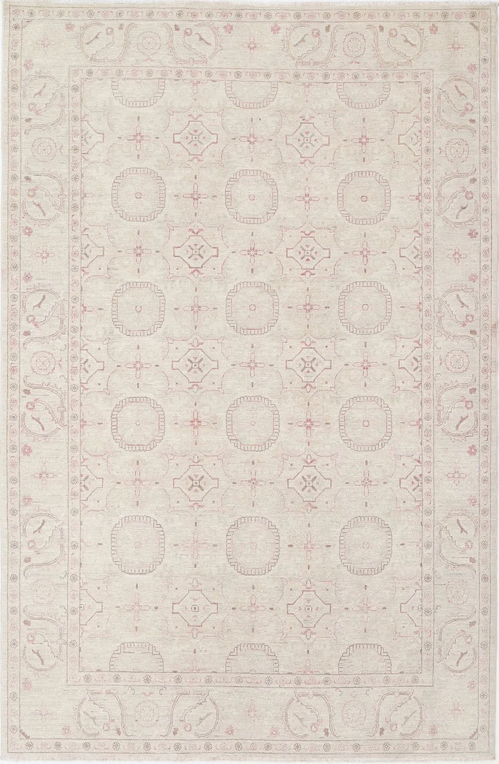 Afghan Serenity Rug 5' 9" x 8' 11" Hand-Knotted | No. AT71922