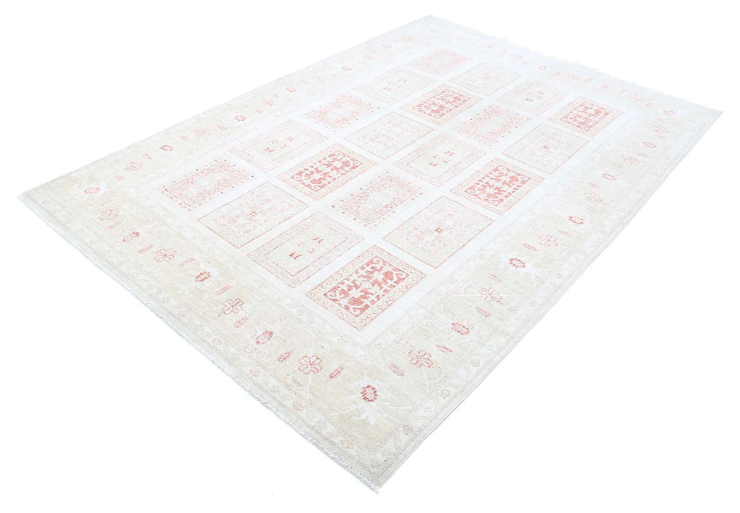 Afghan Serenity Rug 5' 6" x 8' 0" Hand-Knotted | No. AT71996