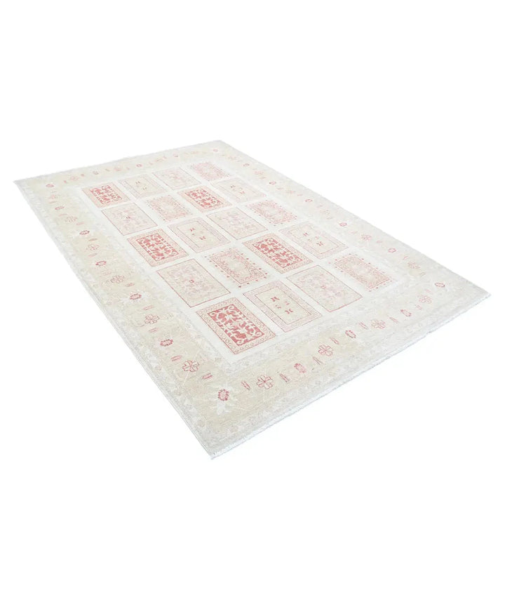 Afghan Serenity Rug 5' 6" x 8' 0" Hand-Knotted | No. AT71996