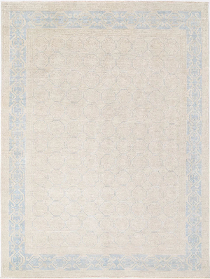 Afghan Khotan Rug 8' 8" x 11' 6" Hand-Knotted | No. AT71998