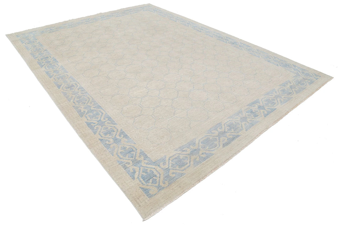 Afghan Khotan Rug 8' 8" x 11' 6" Hand-Knotted | No. AT71998