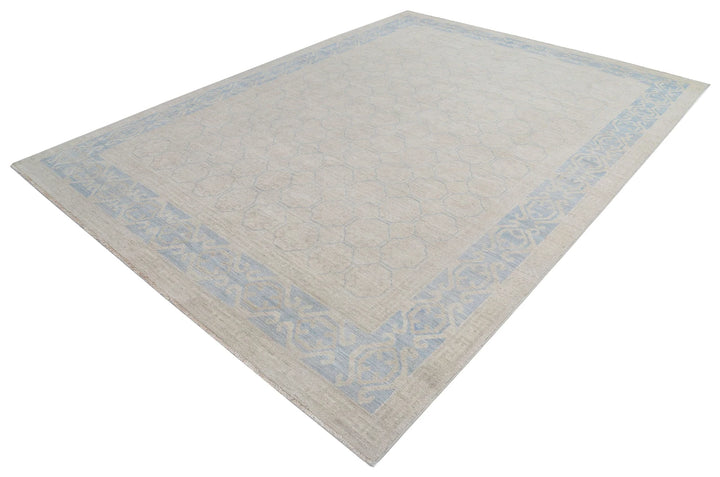 Afghan Khotan Rug 8' 8" x 11' 6" Hand-Knotted | No. AT71998