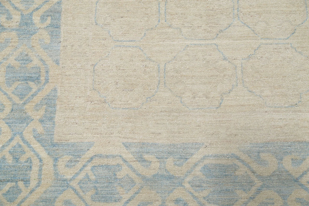 Afghan Khotan Rug 8' 8" x 11' 6" Hand-Knotted | No. AT71998