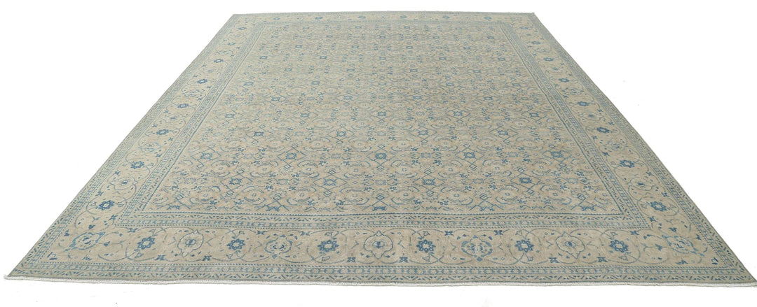 Persian Tabriz Rug 10' 0" x 13' 1" Hand-Knotted | No. AT72085