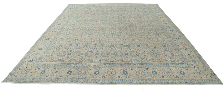 Persian Tabriz Rug 10' 0" x 13' 1" Hand-Knotted | No. AT72085