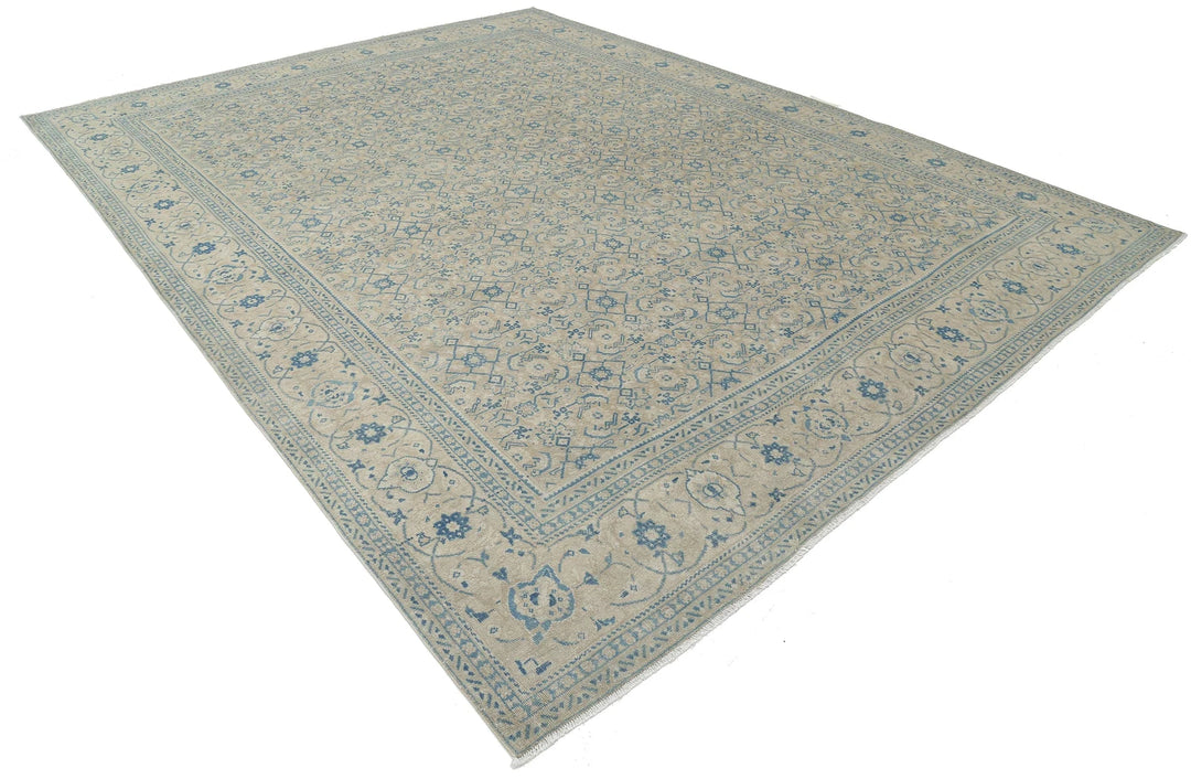 Persian Tabriz Rug 10' 0" x 13' 1" Hand-Knotted | No. AT72085