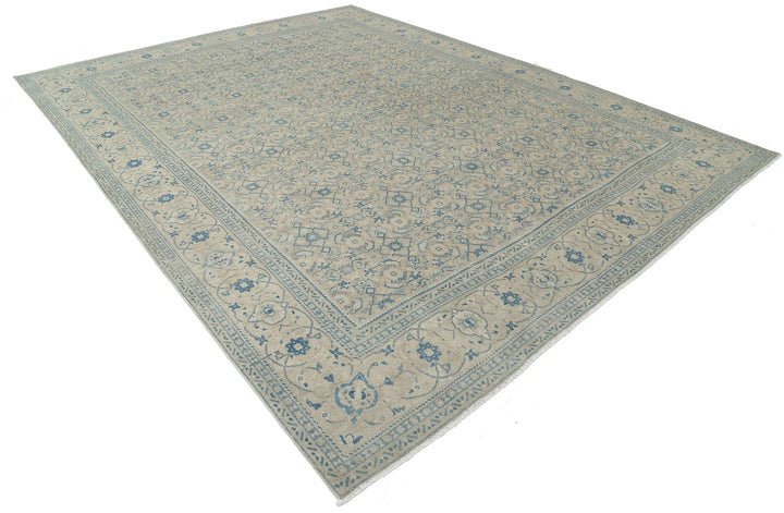 Persian Tabriz Rug 10' 0" x 13' 1" Hand-Knotted | No. AT72085
