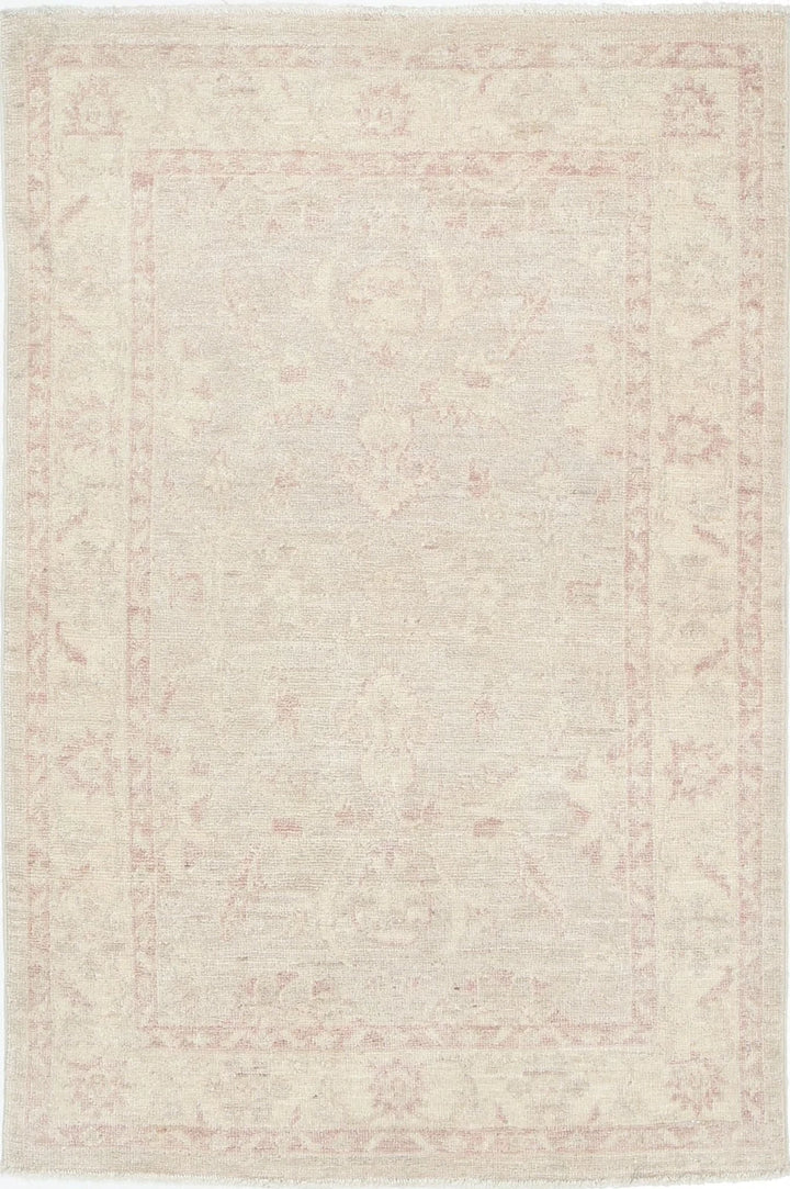 Afghan Serenity Rug 2' 7" x 3' 11" Hand-Knotted | No. AT72138