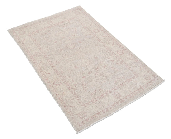 Afghan Serenity Rug 2' 7" x 3' 11" Hand-Knotted | No. AT72138
