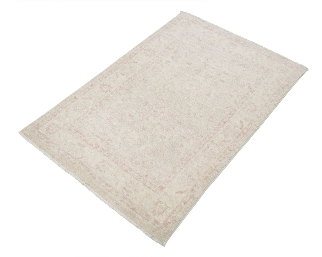Afghan Serenity Rug 2' 7" x 3' 11" Hand-Knotted | No. AT72138