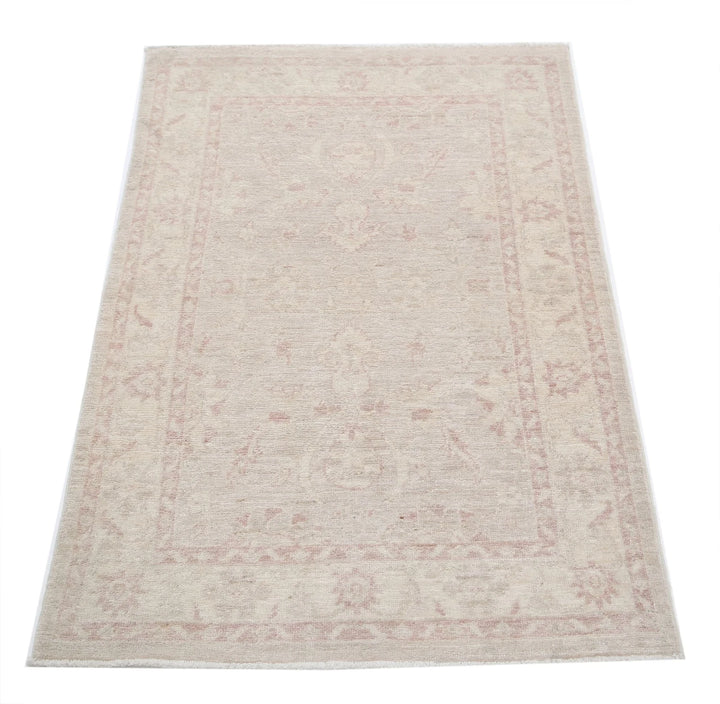 Afghan Serenity Rug 2' 7" x 3' 11" Hand-Knotted | No. AT72138