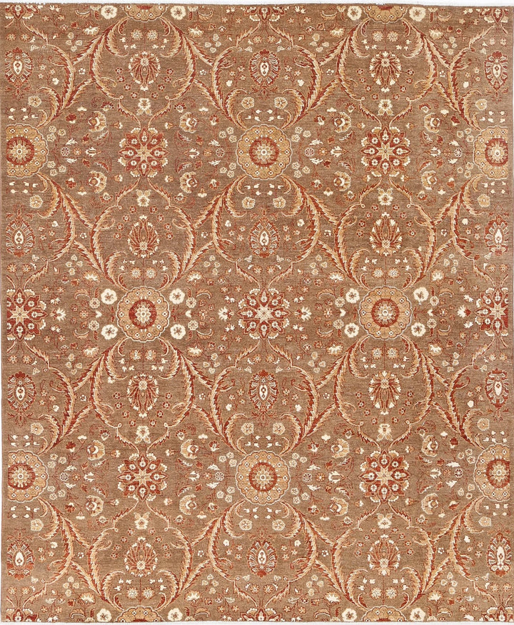 Afghan Oriental Rug 8' 0" x 9' 8" Hand-Knotted | No. AT72316