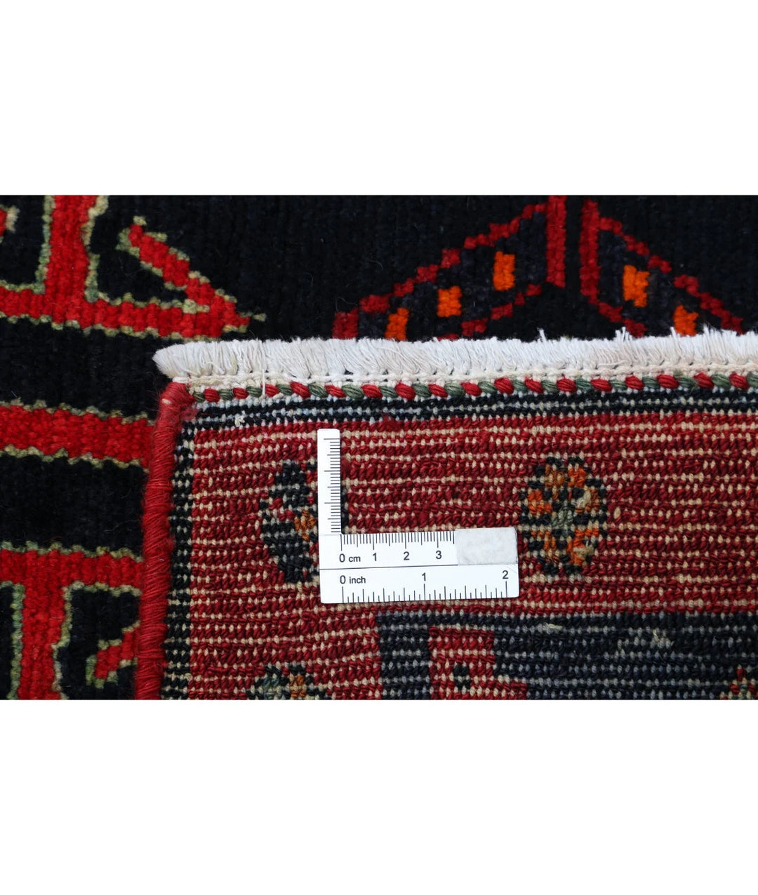Persian Hamadan Rug 4' 9" x 9' 7" Hand-Knotted | No. AT72327