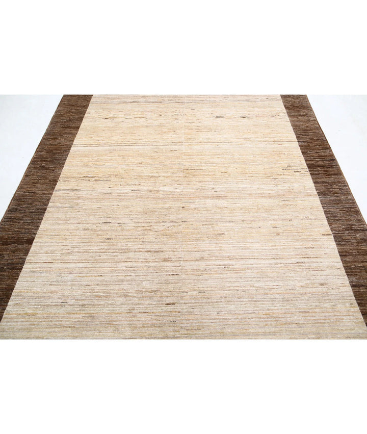 Afghan Modcar Rug 6'3" x 9'3" Hand-Knotted | No. AT72357