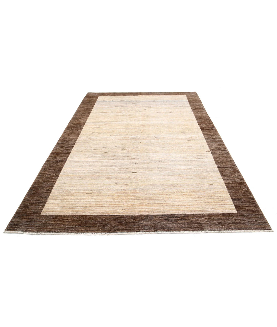 Afghan Modcar Rug 6'3" x 9'3" Hand-Knotted | No. AT72357