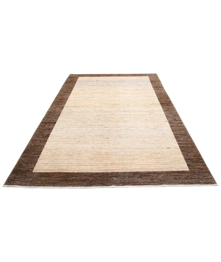 Afghan Modcar Rug 6'3" x 9'3" Hand-Knotted | No. AT72357