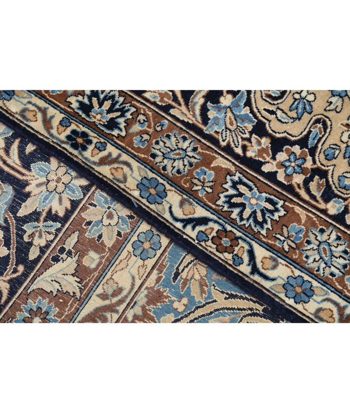 Blue Iranian Vintage Rug 11' 8" x 16' 10" Hand-Knotted | No. AT72369