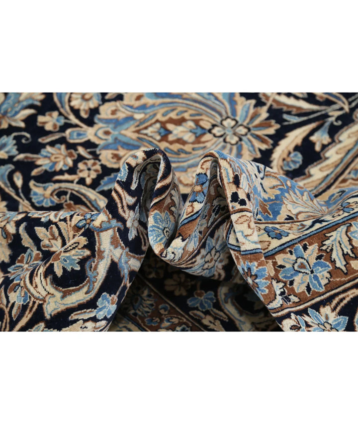Blue Iranian Vintage Rug 11' 8" x 16' 10" Hand-Knotted | No. AT72369